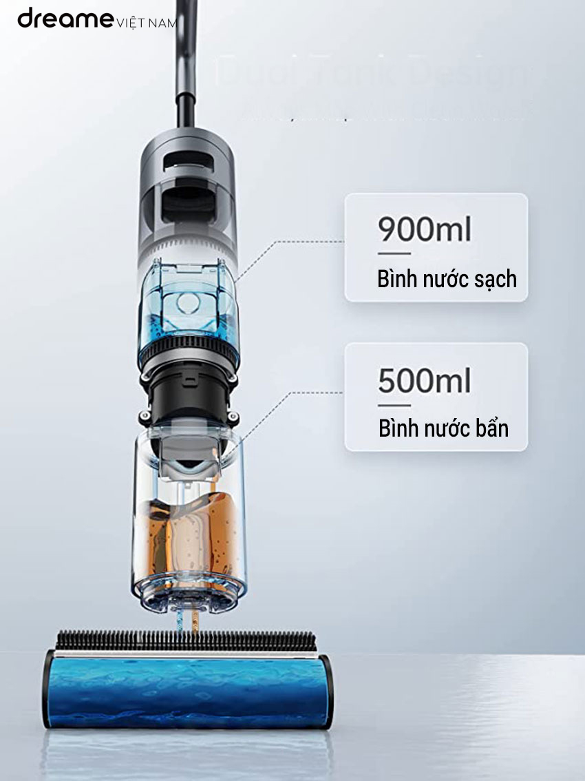 Hệ thống bình chứa nước của Dreame H11 Max