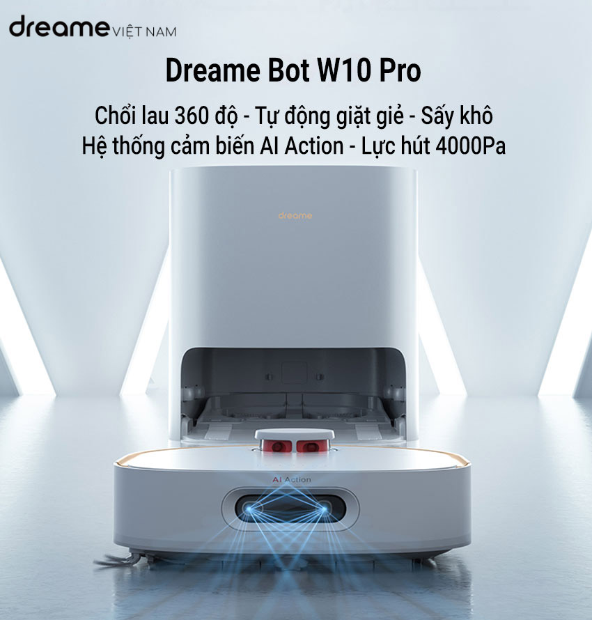 Robot hút bụi Dreame bot W10 Pro