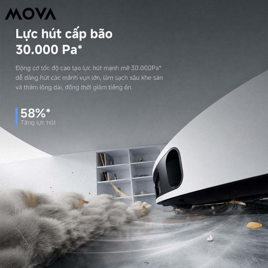 Lực hút 30000Pa