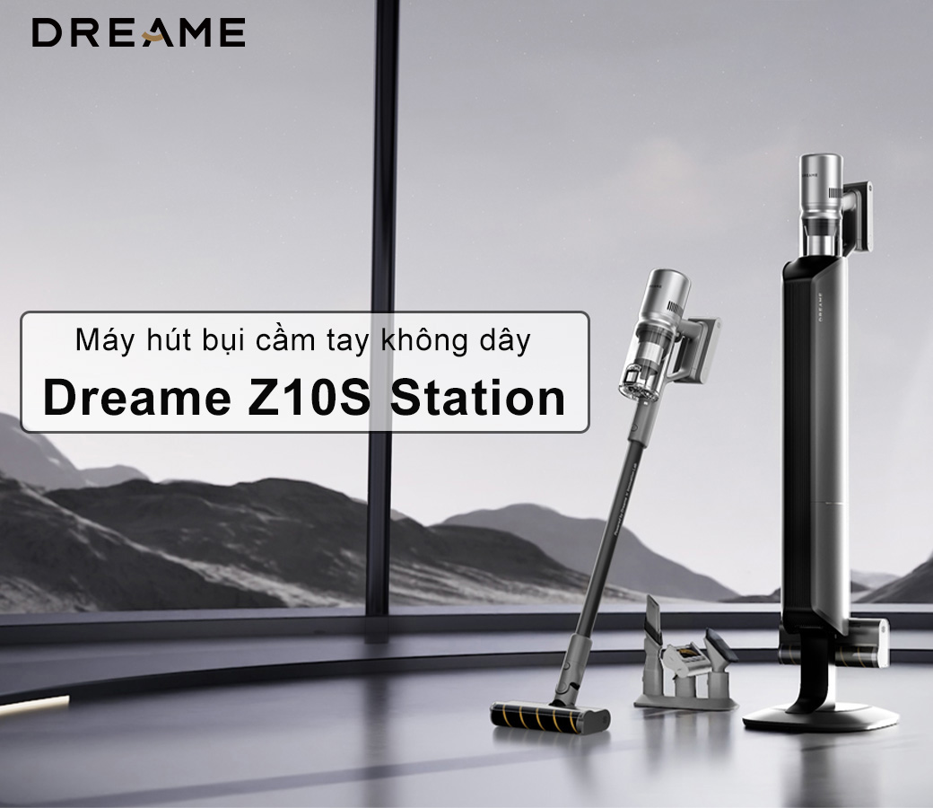 Máy hút bụi cầm tay không dây Dreame Z10S Station