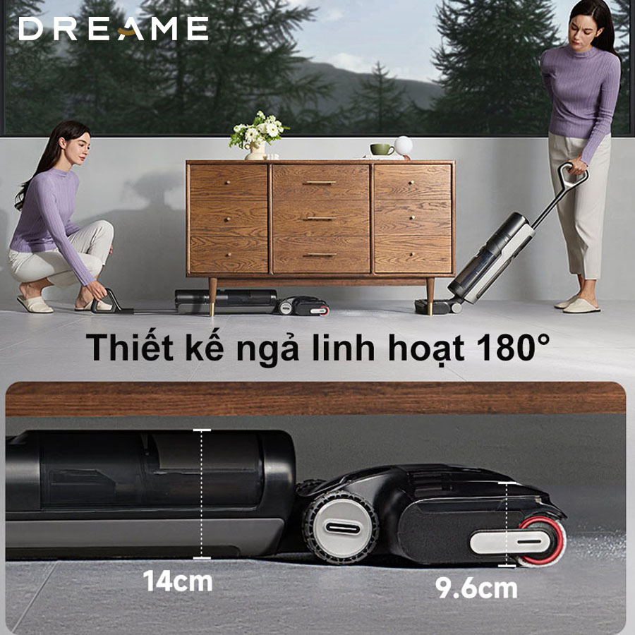 Máy hút bụi lau nhà cầm tay Dreame H13 FlexReach
