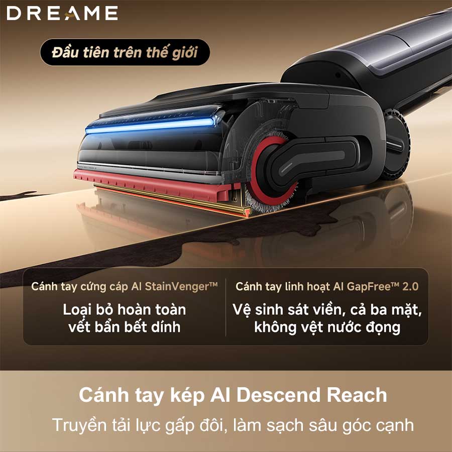 Máy hút bụi lau sàn Dreame H16 Pro Steam