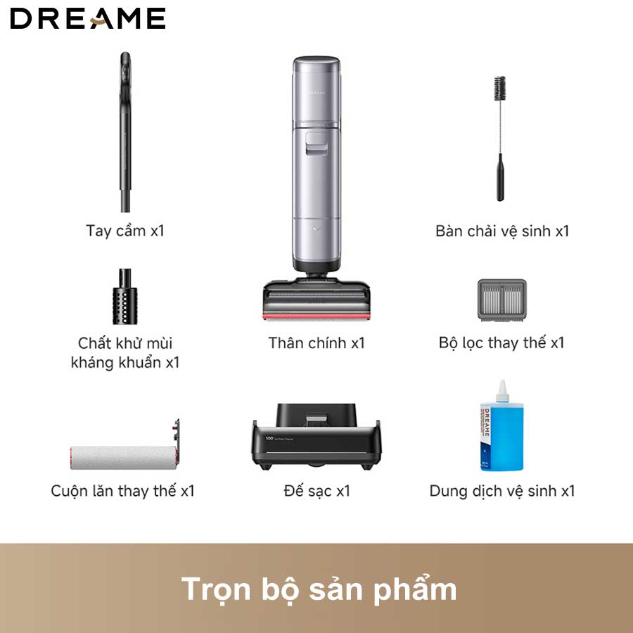 Máy hút bụi lau sàn Dreame H16 Pro Steam