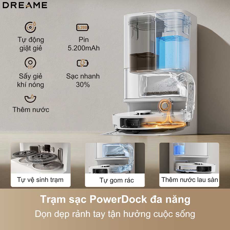 Robot hút bụi lau nhà Dreame L10s Ultra Gen 3