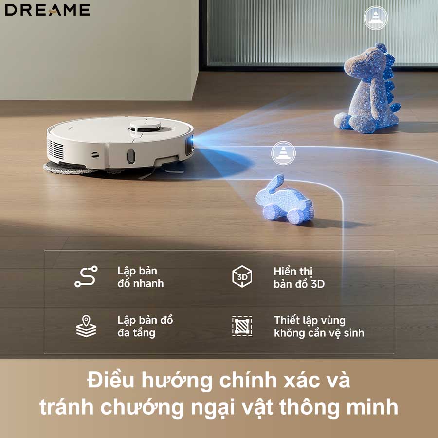 Robot hút bụi lau nhà Dreame L10s Ultra Gen 3