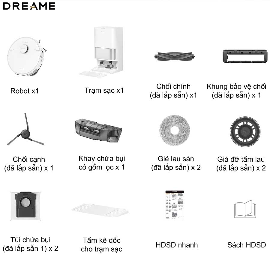 Robot hút bụi lau nhà Dreame L10s Ultra Gen 3