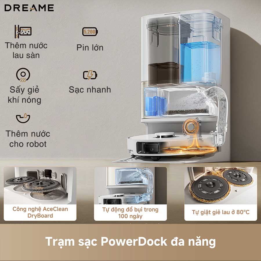 Robot hút bụi lau nhà Dreame L50 Ultra CE
