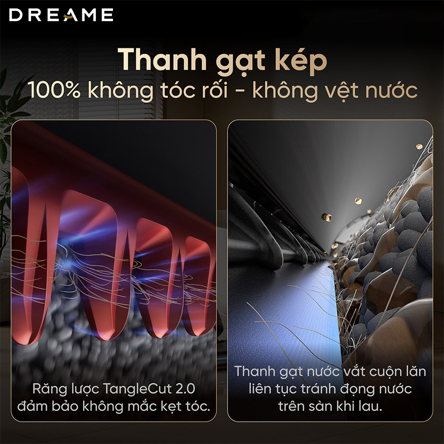 Máy hút bụi lau nhà cầm tay Dreame H16 Steam