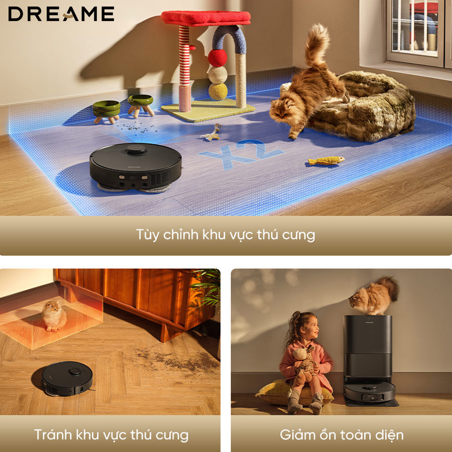Robot hút bụi lau nhà Dreame D30 Ultra CE