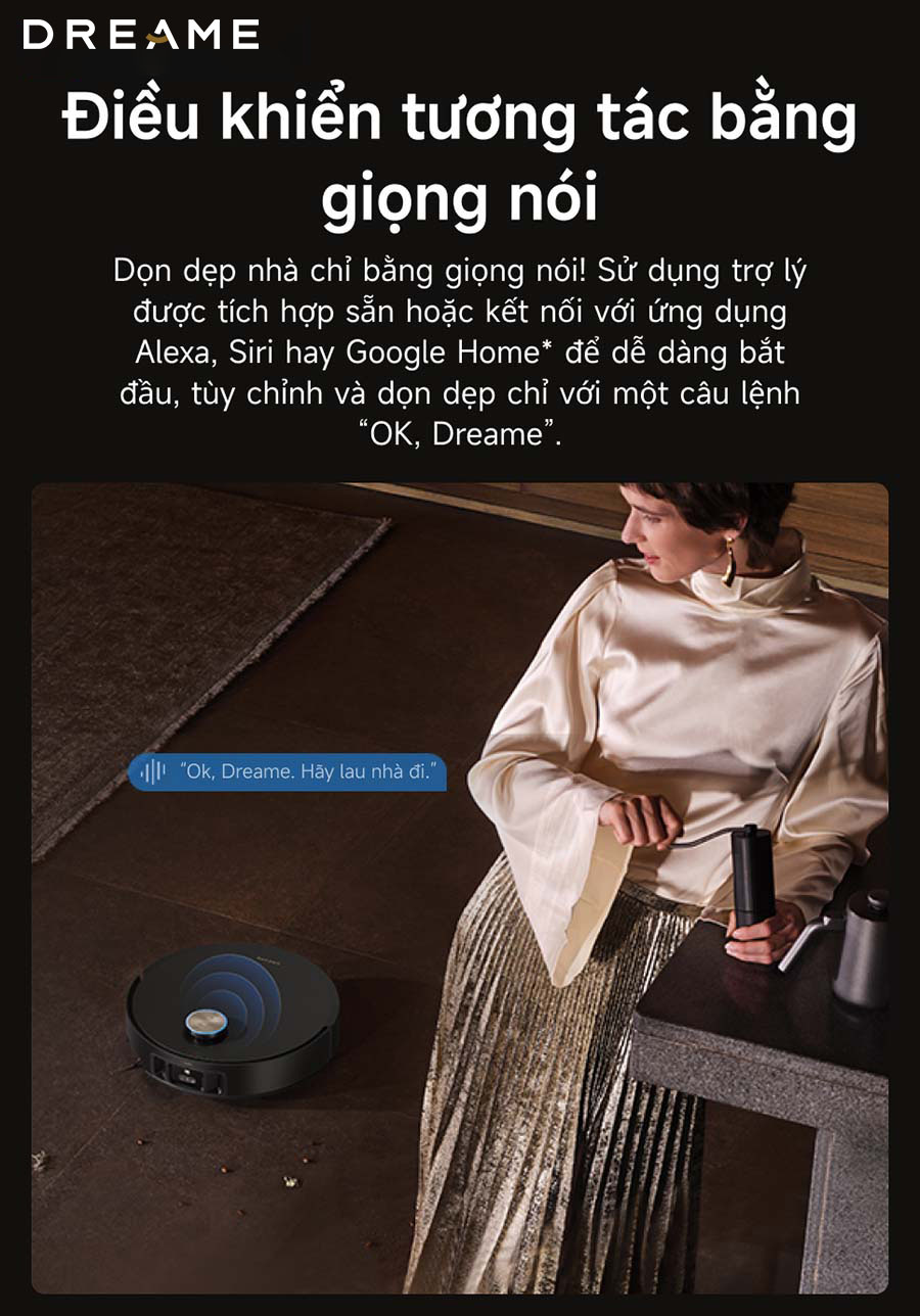 Robot hút bụi Dreame X50 Master