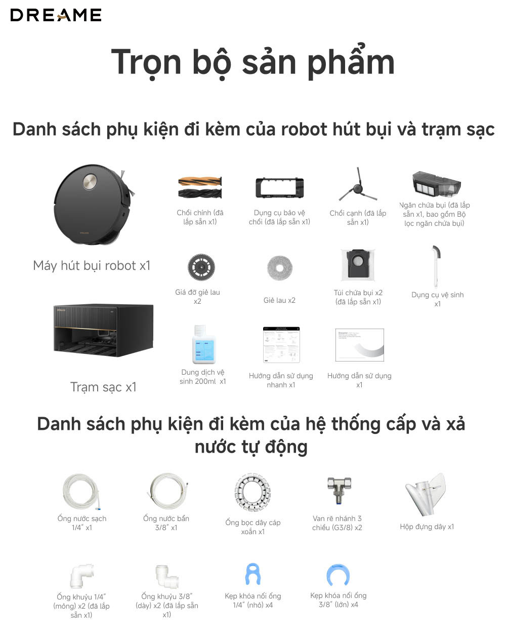 Robot hút bụi Dreame X50 Master